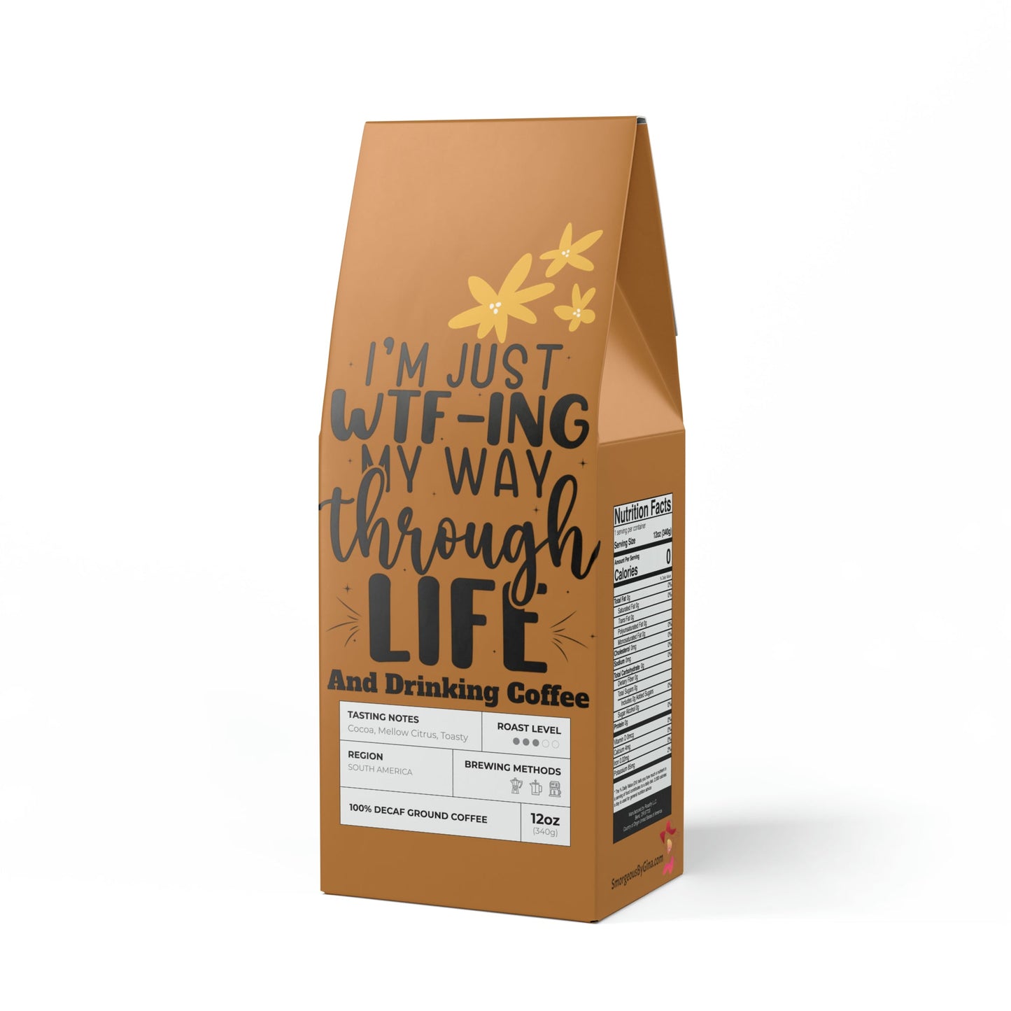 Trapper Peak Decaf Coffee Blend, Coffee, Decaf, Medium Roast, (Medium Roast) - SmorgeousByGina