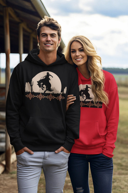 Western Sunset Lane Seven Unisex Premium Hoodie - SmorgeousByGina
