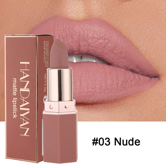 HANDAIYAN Matte Long Lasting Lipstick Lipstick Long Lasting Makeup Multi Color Lipsticks Look Good And Show Temperament