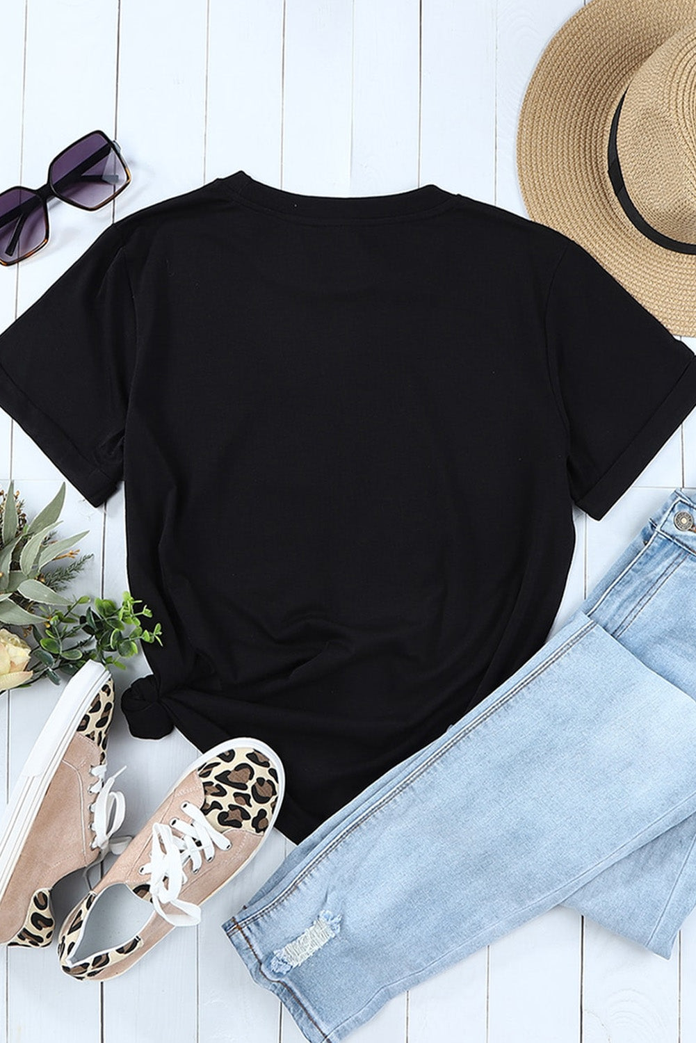 Highland Hazel Cowgirl Shirt Short Sleeve Crewneck Graphic Tee