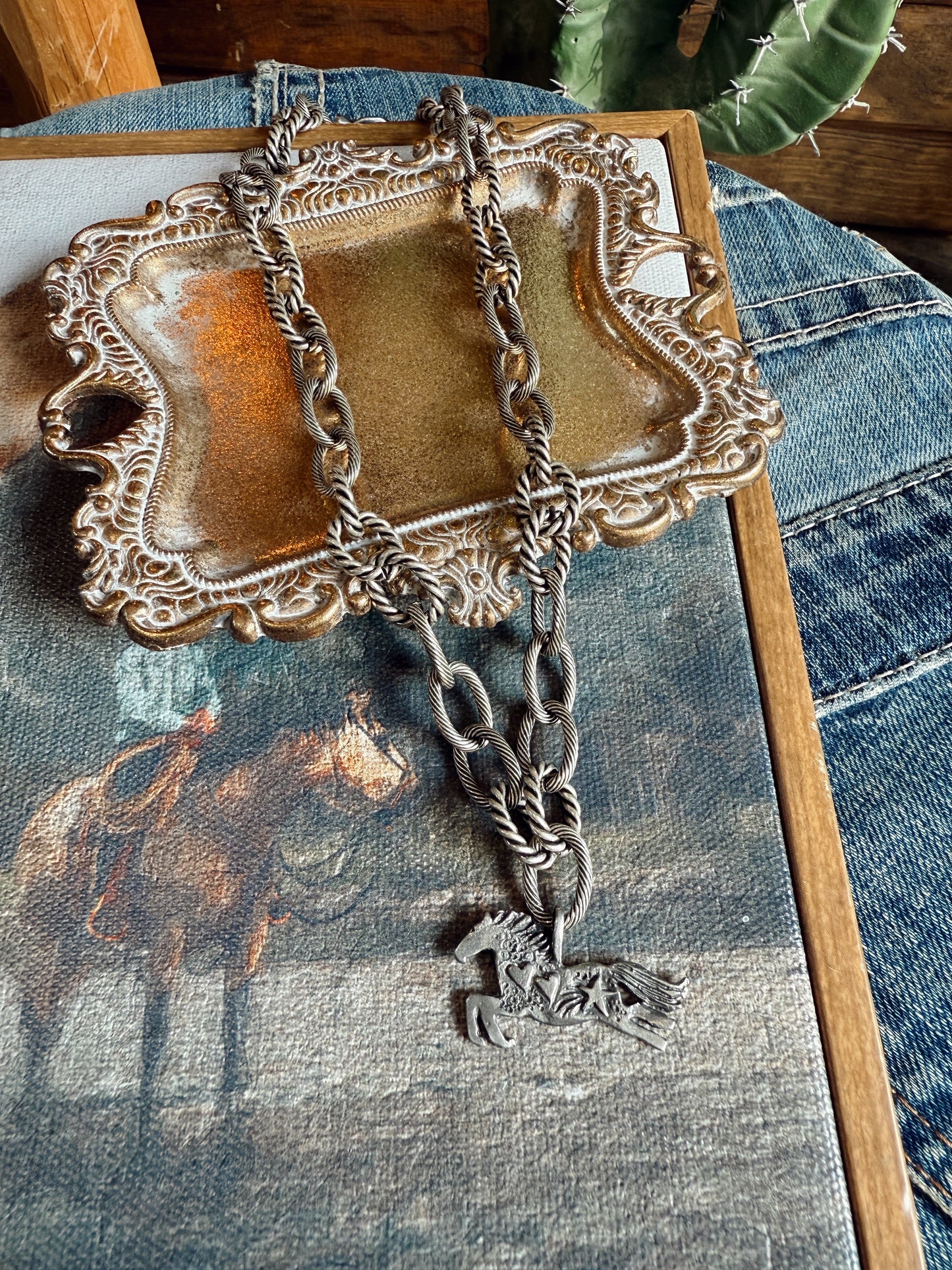 The Stardust Stallion Necklace