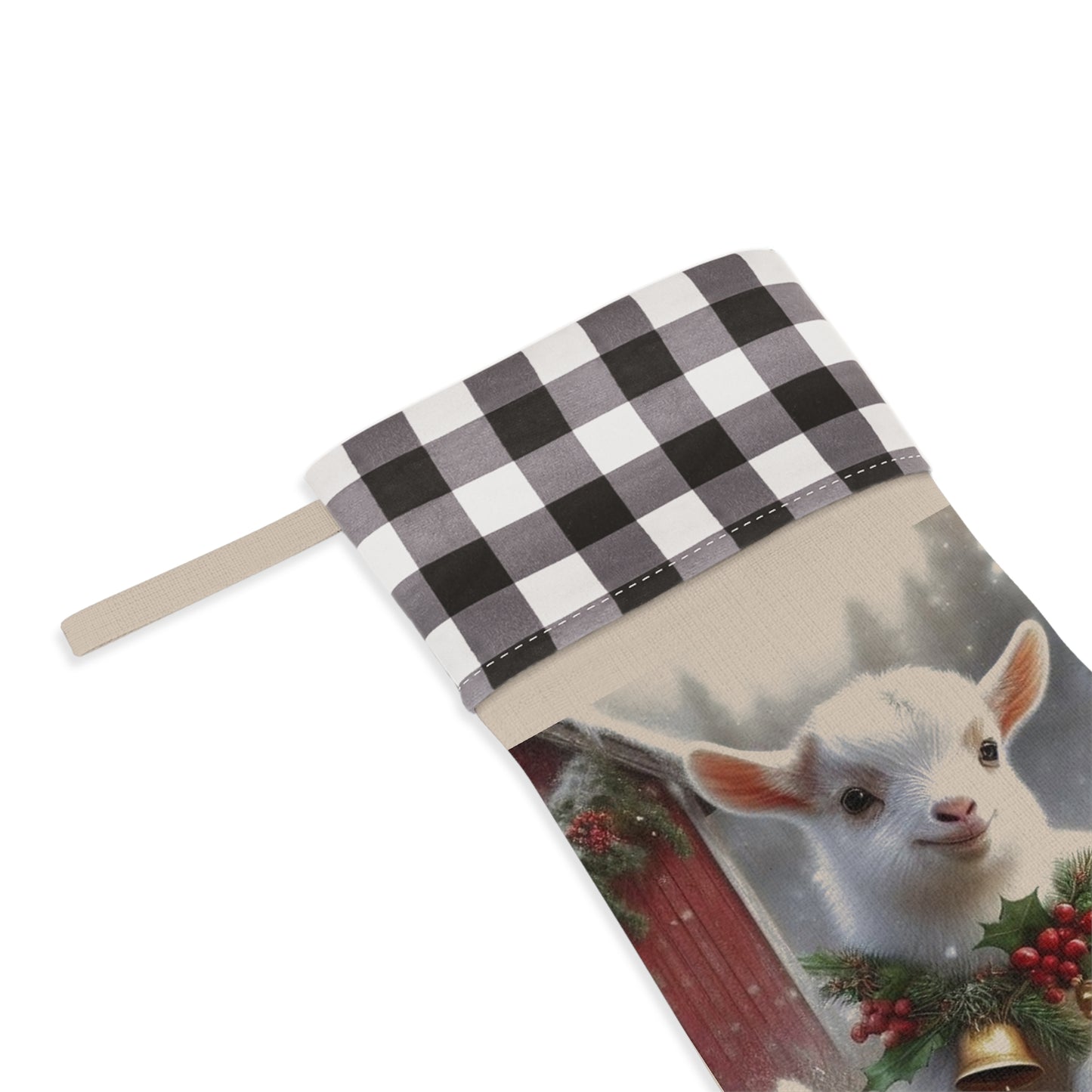 Christmas Stocking - Baby Goat