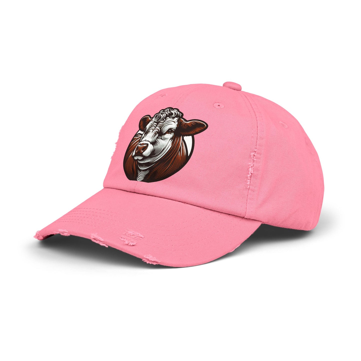 Hereford, Eat Beef, Unisex Distressed Cap, Beef Lovers, Support Ranchers