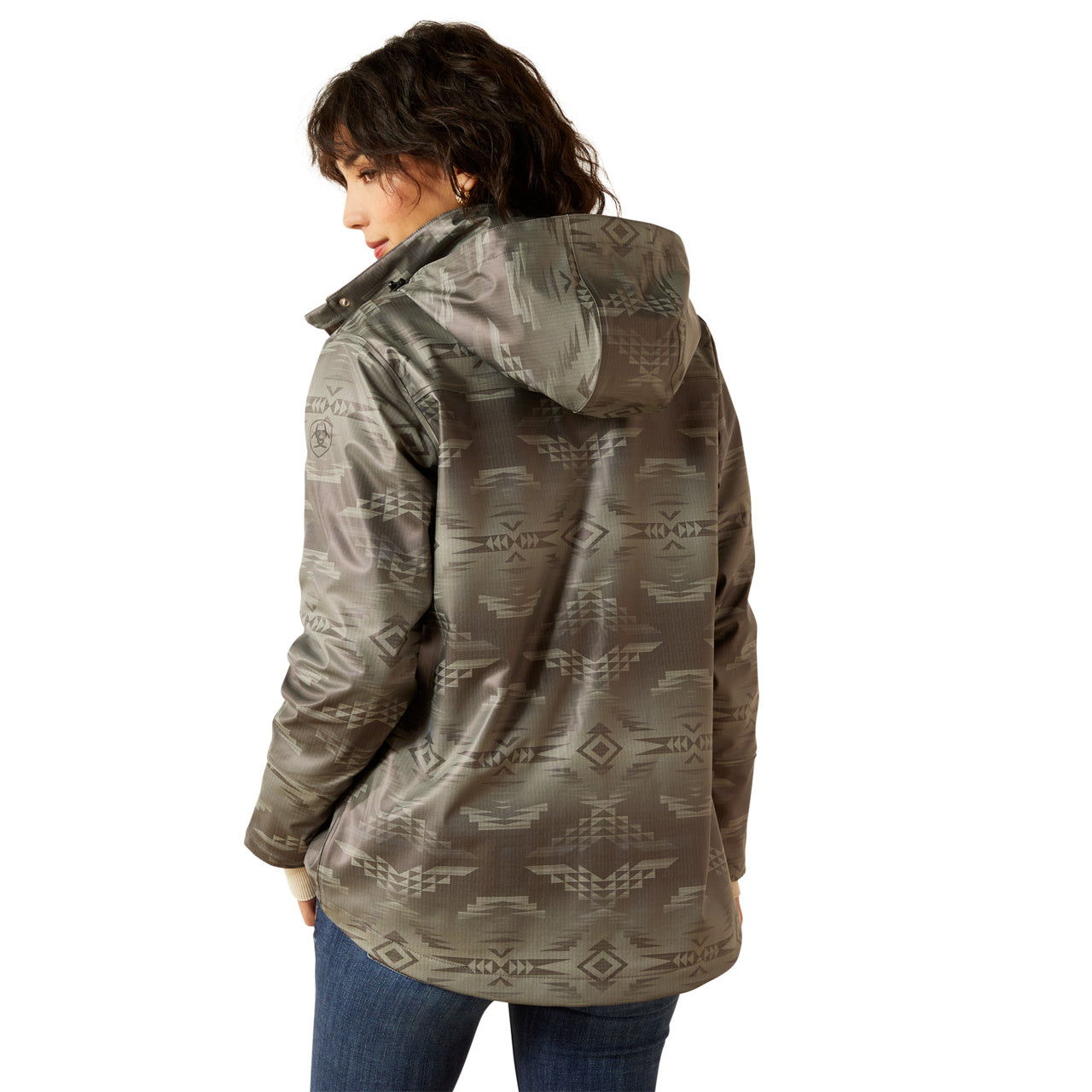 Ariat Women's Grey Dune Drizzle Rain Slicker