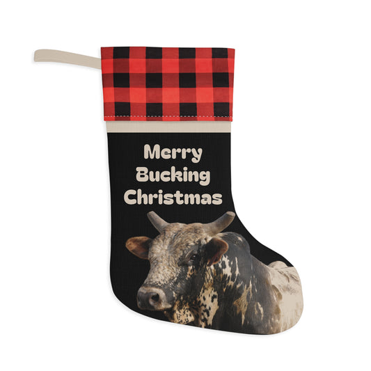 Christmas Stocking - Bucking Bull Rodeo Holiday Decor
