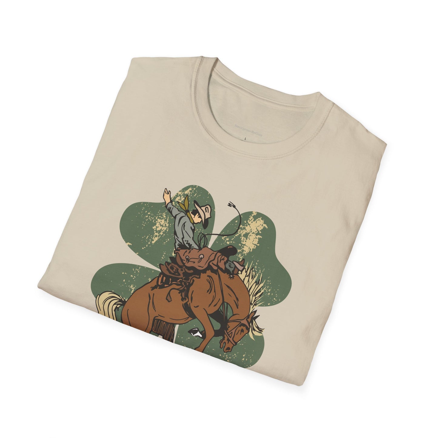 Bronc Four Leaf Clover Softstyle T-Shirt