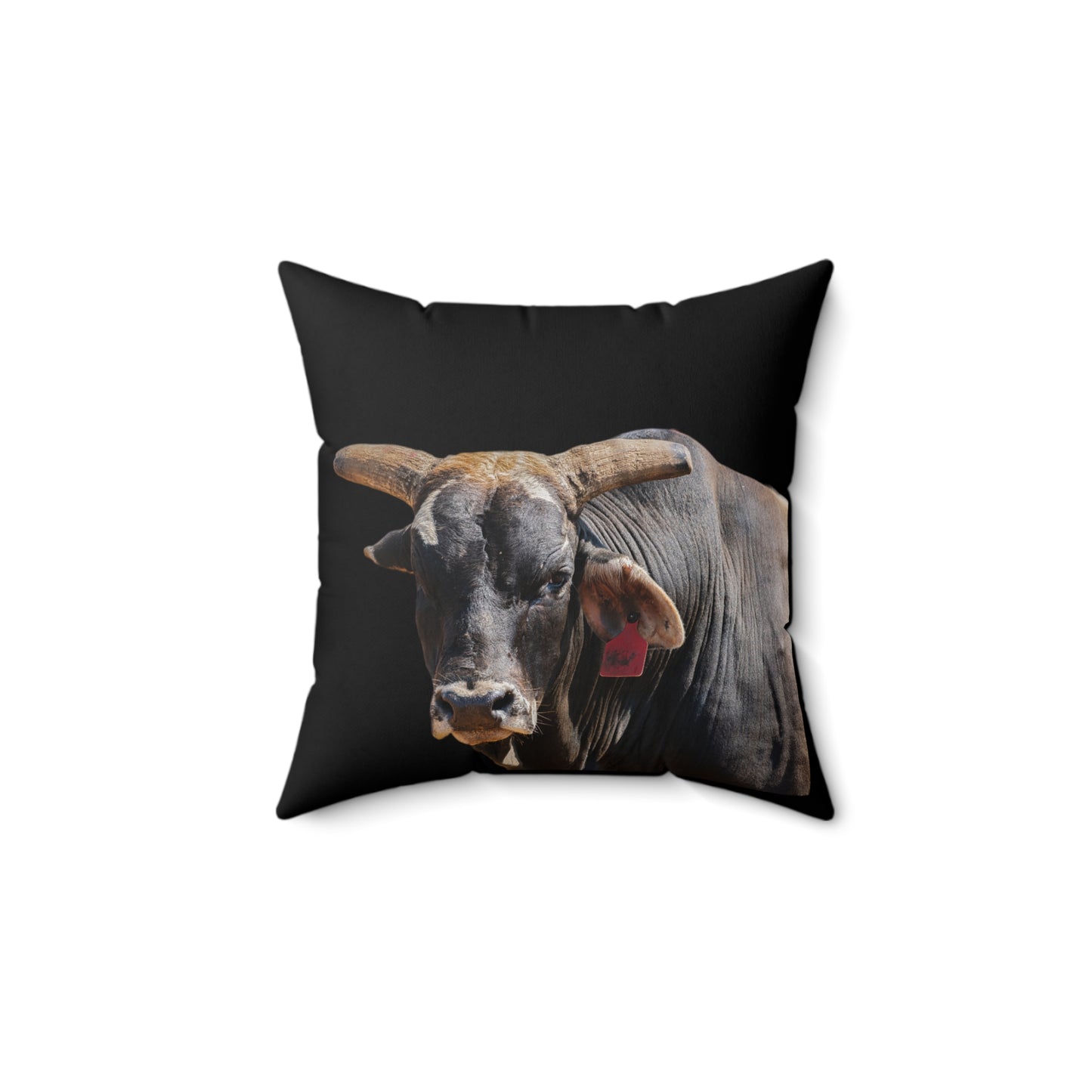 Bad Ombre Bull Pillow
