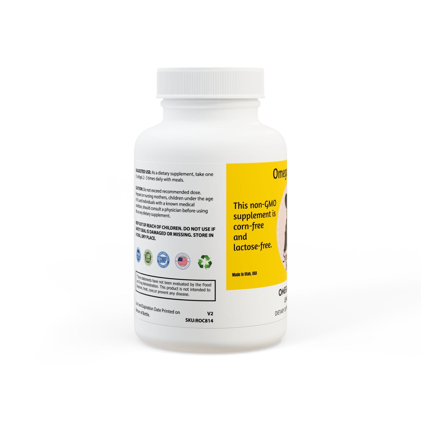 Omega 3 Fish Oil Supplement Smorgeous Beauty (60 Softgels)