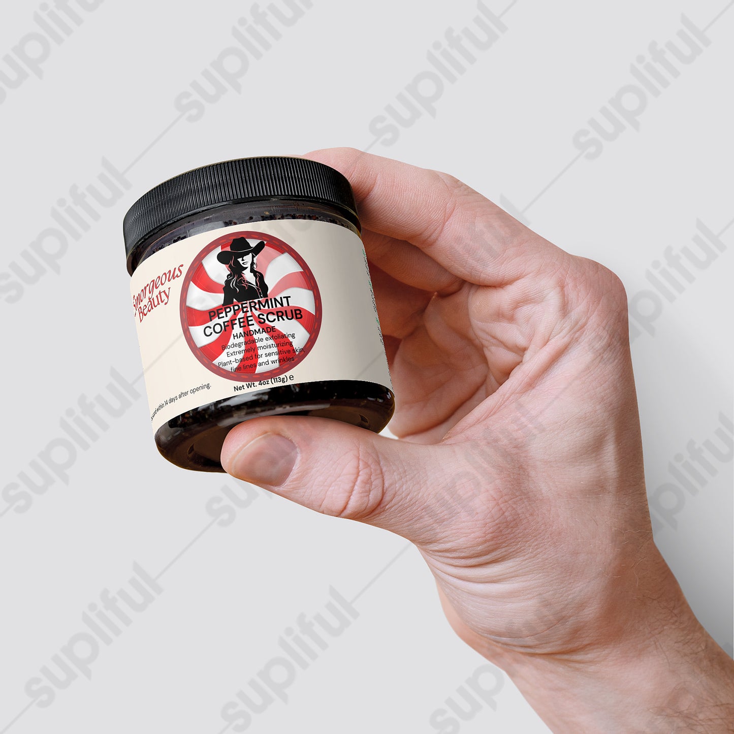 Peppermint Coffee Scrub