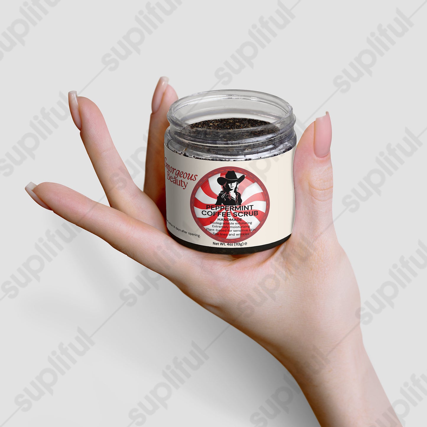 Peppermint Coffee Scrub