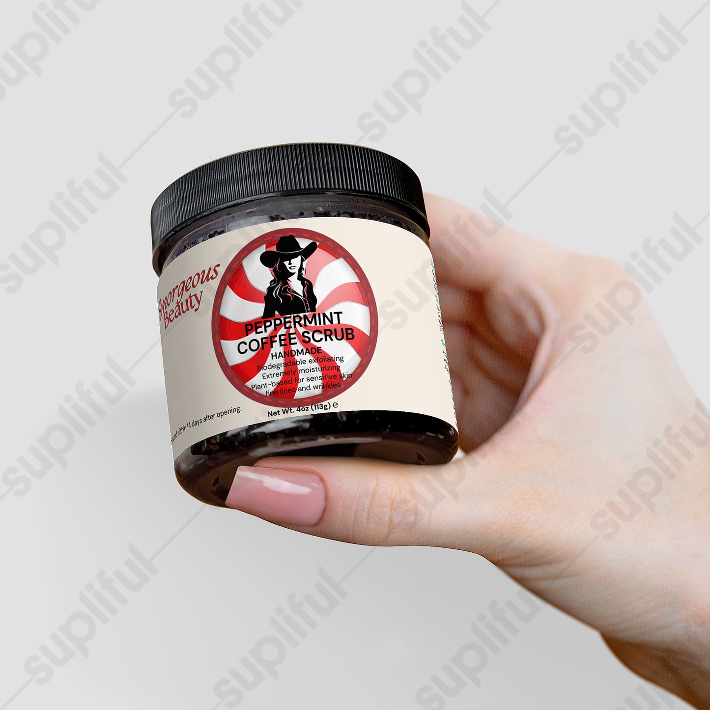 Peppermint Coffee Scrub