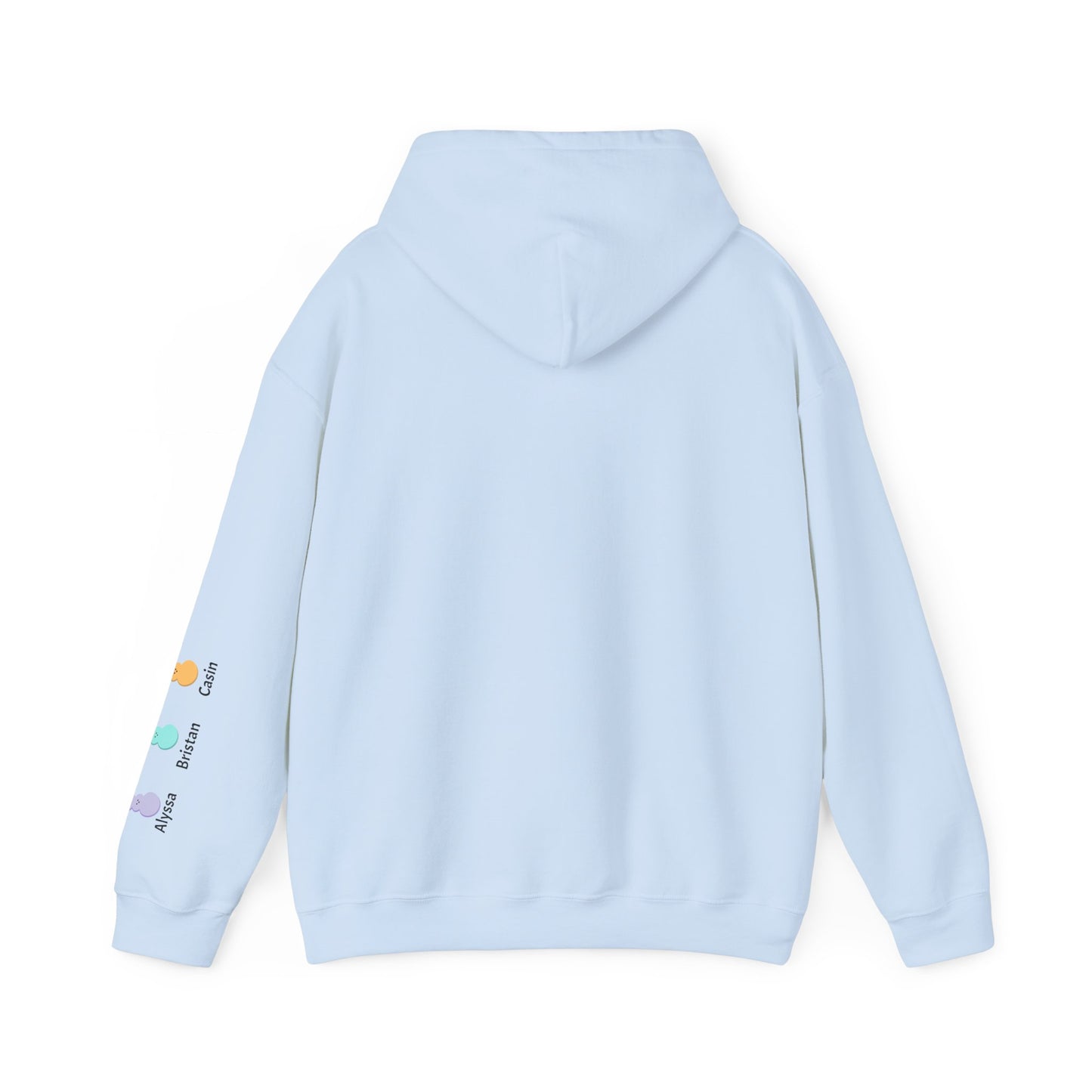 Easter Hoodie, Easter Sweatshirt, Peeps, Mama Loves Her Peeps, Personalized Easter Hoodie, Heavy Blend™ Hooded Sweatshirt
