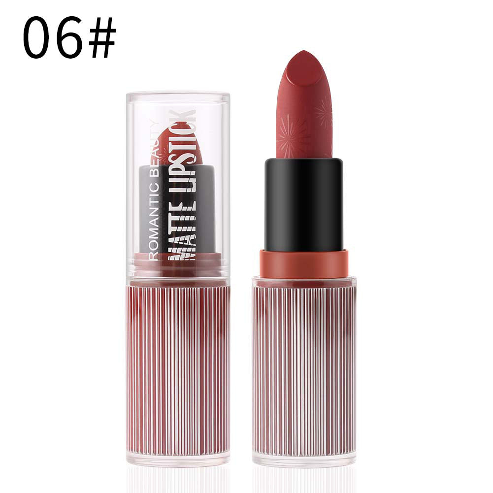 Romantic Beauty Transparent Tube Printed Lipstick Is Waterproof And Not Easy To Touch Cup Multi-Color Lip Gloss