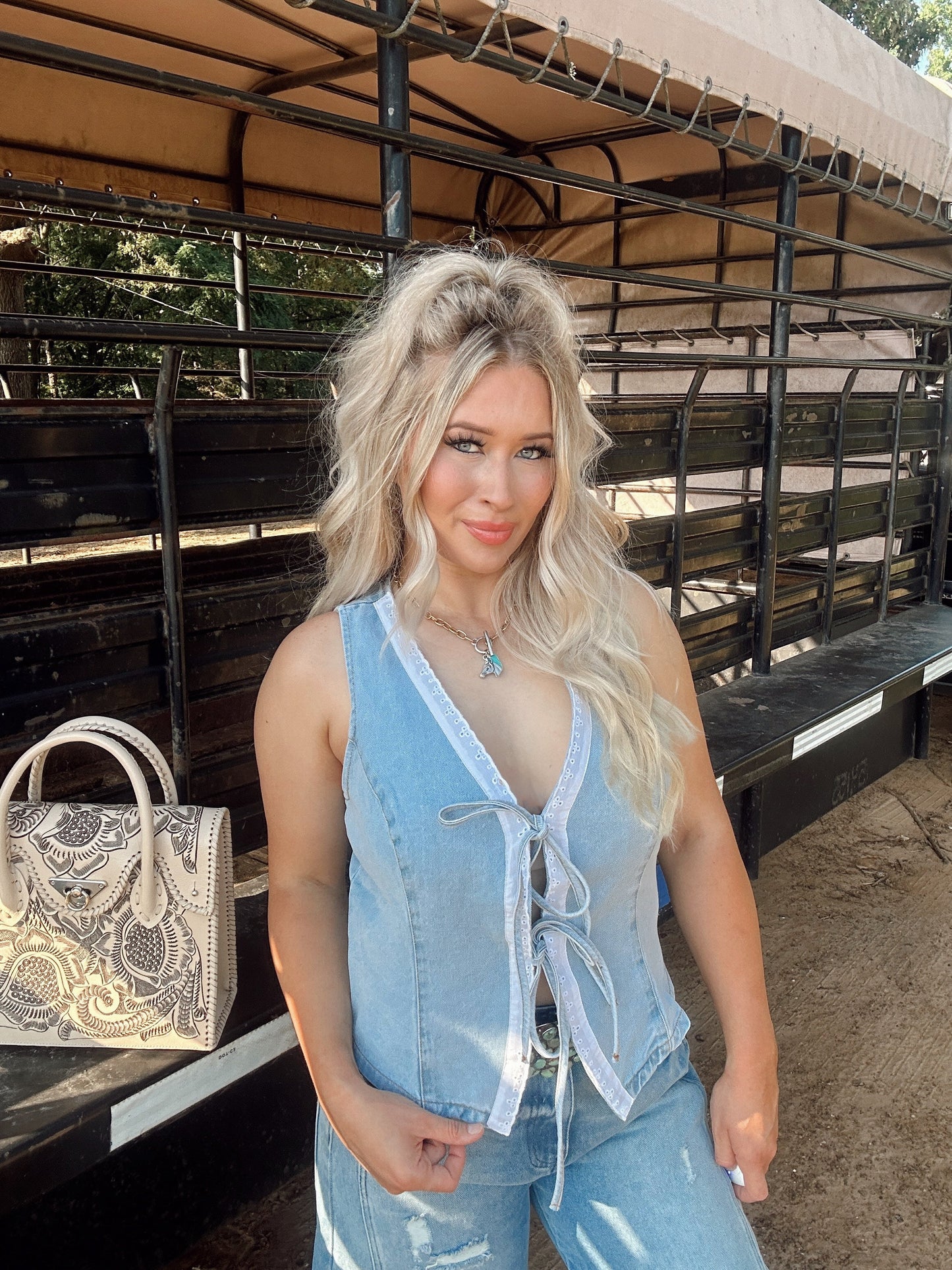 The Dolly Tie Top