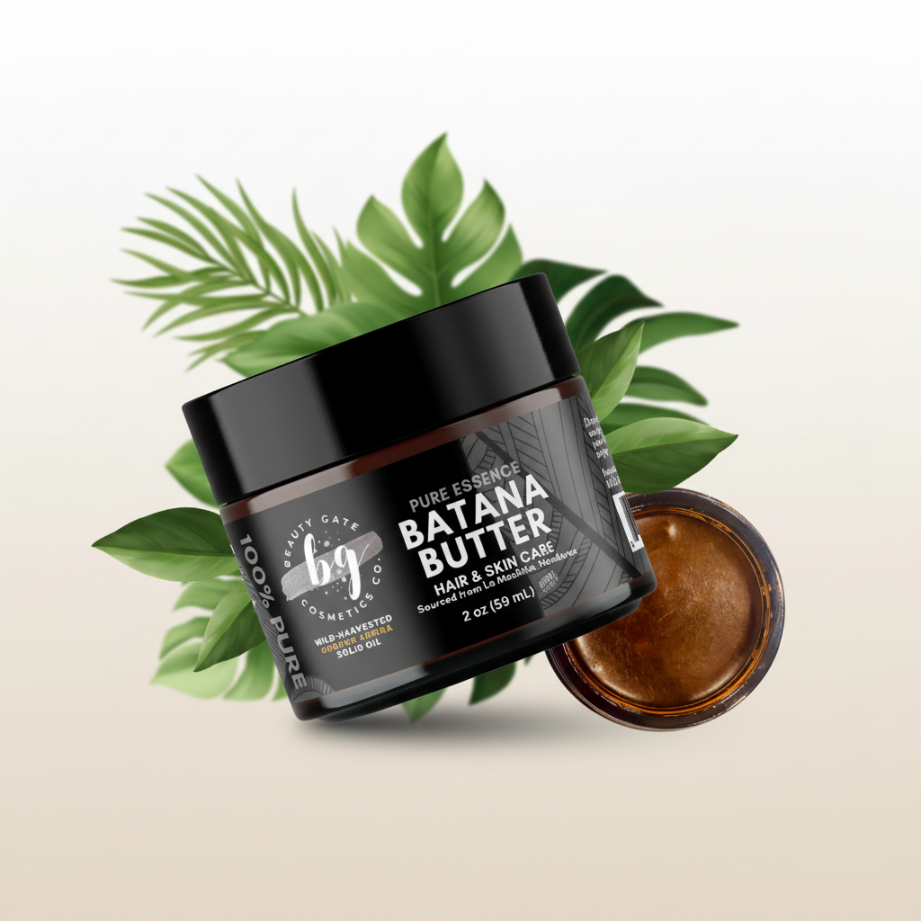 Batana Butter Hair and Skin Treatment 100% Solid Batana Oil Deep Conditioning