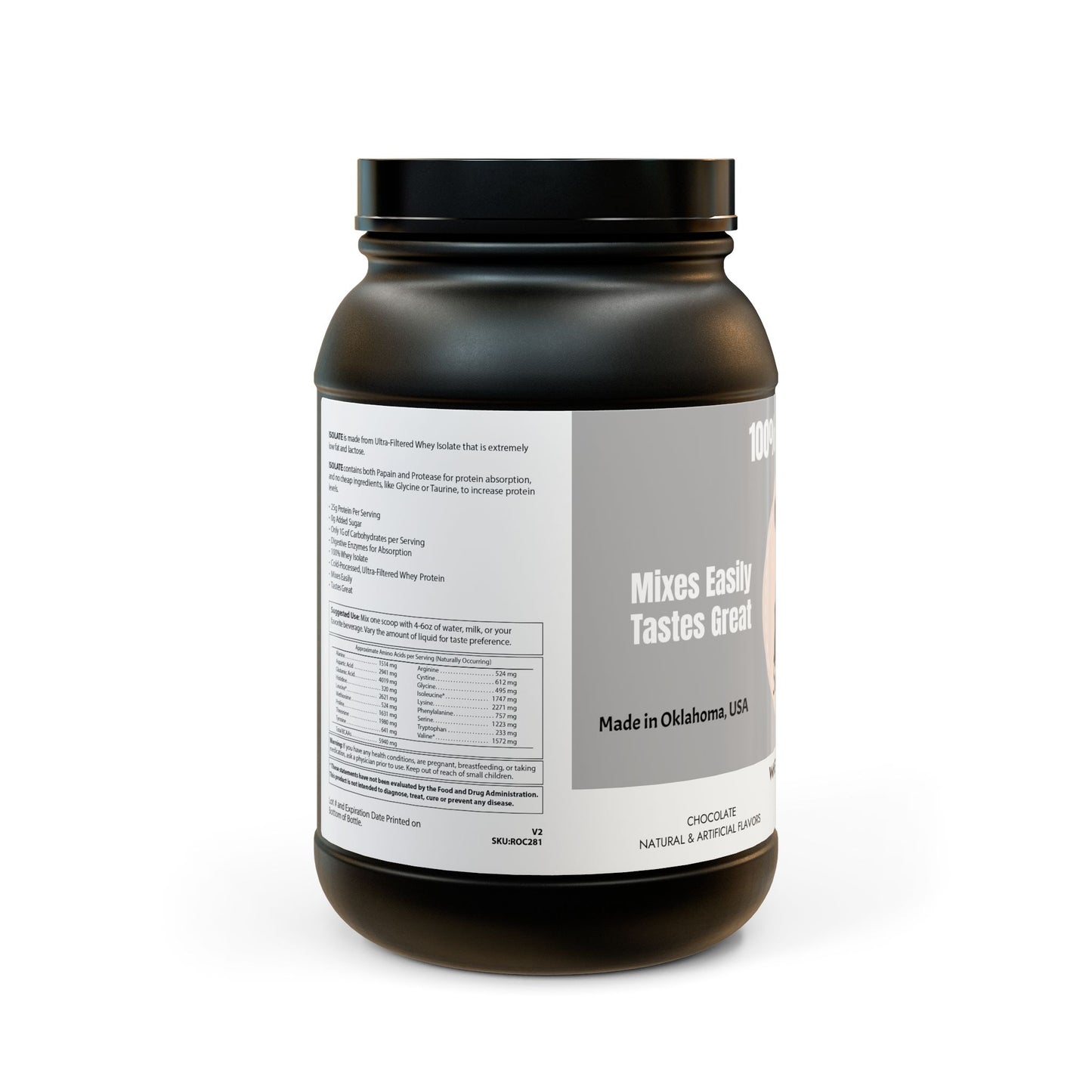 Whey Isolate Protein Supplement Smorgeous Beauty (907g, 2lb)