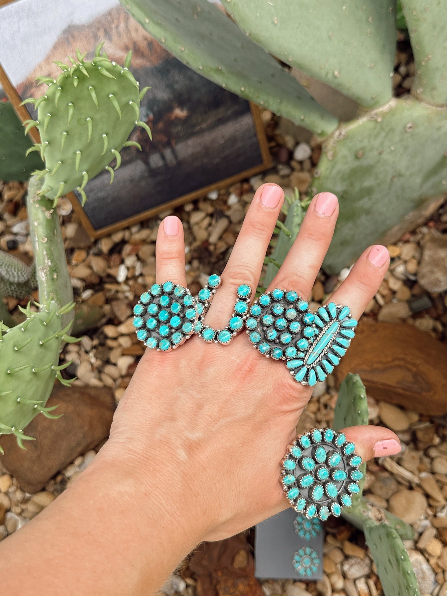 The Horseshoe Kingman Turquoise Ring