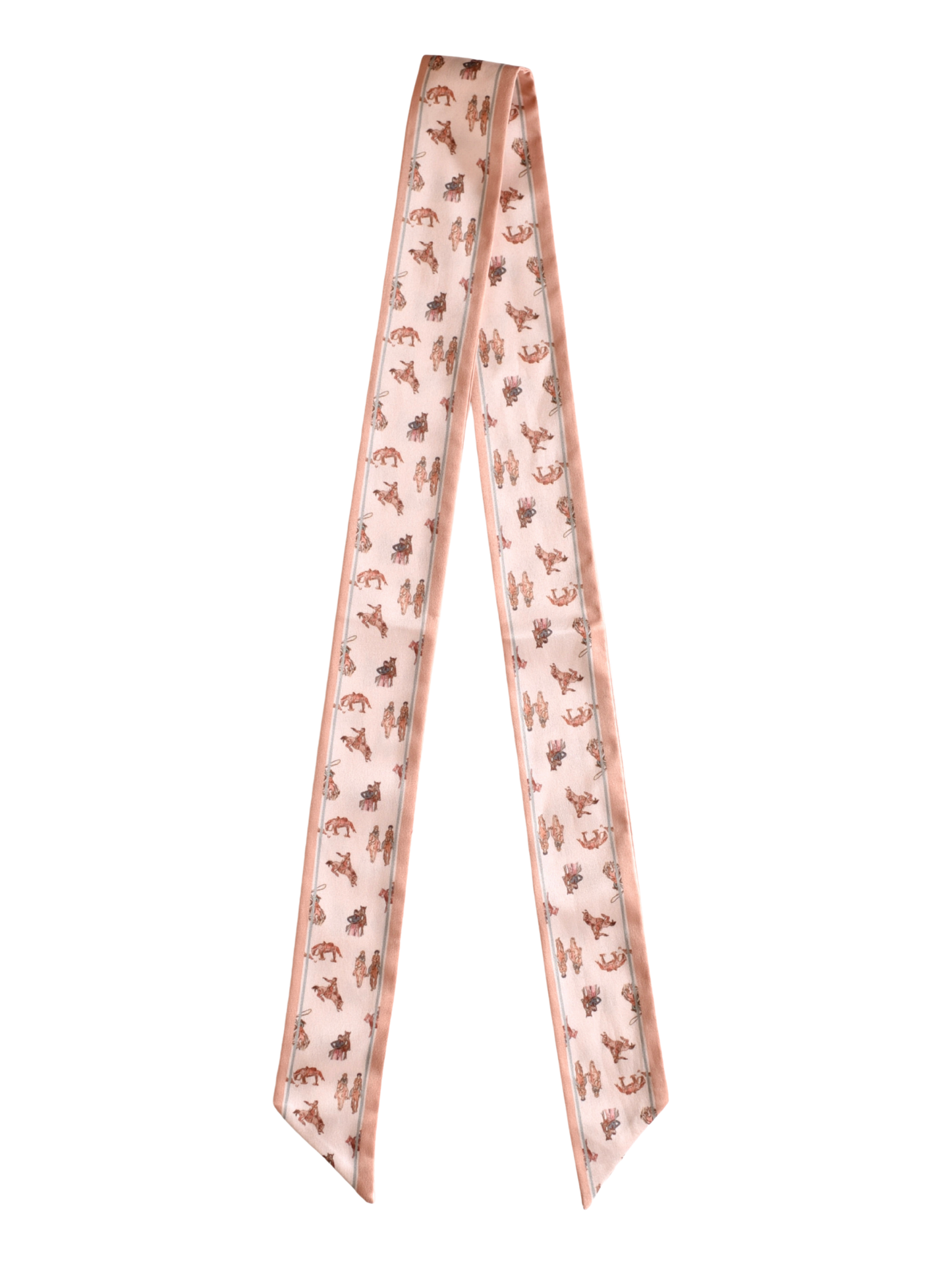Saddle Club Silk Western Cowgirl Twilly Scarf V1 — Final Stock