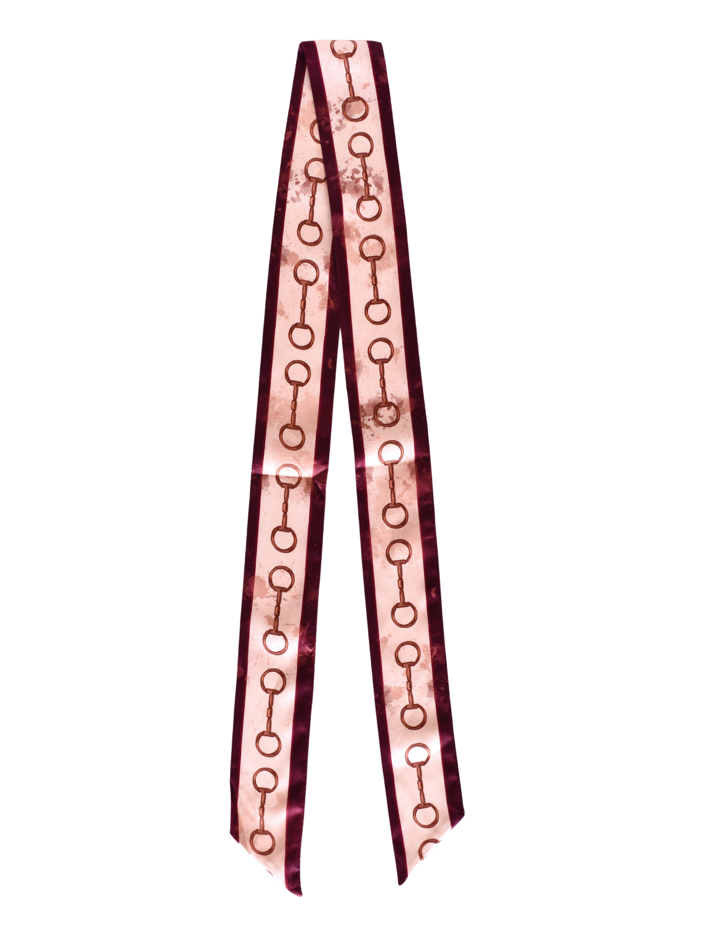 Show Day Dee Ring Snaffle Bit Silk Western Twilly Scarf