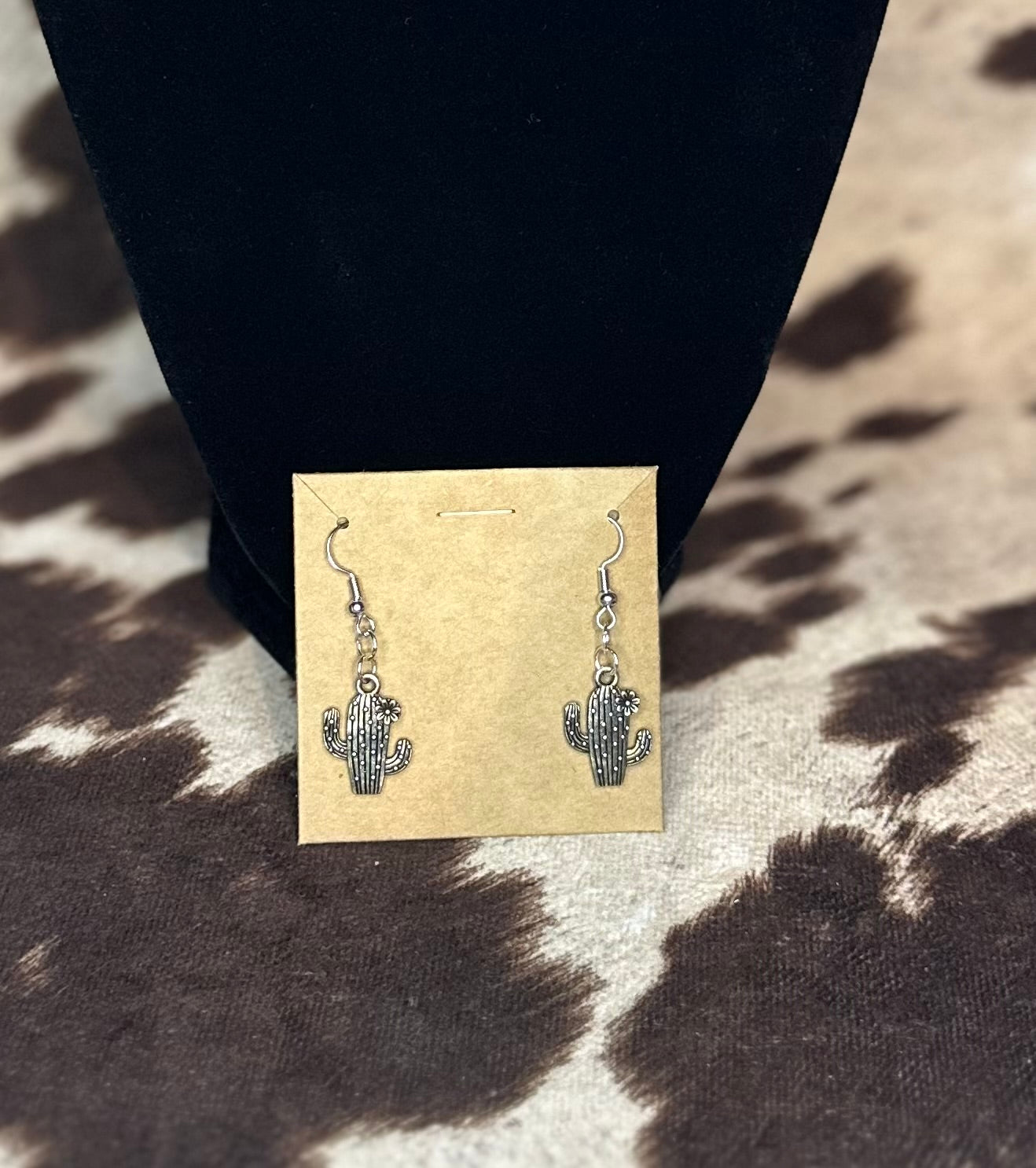 Desert bloom cactus earrings