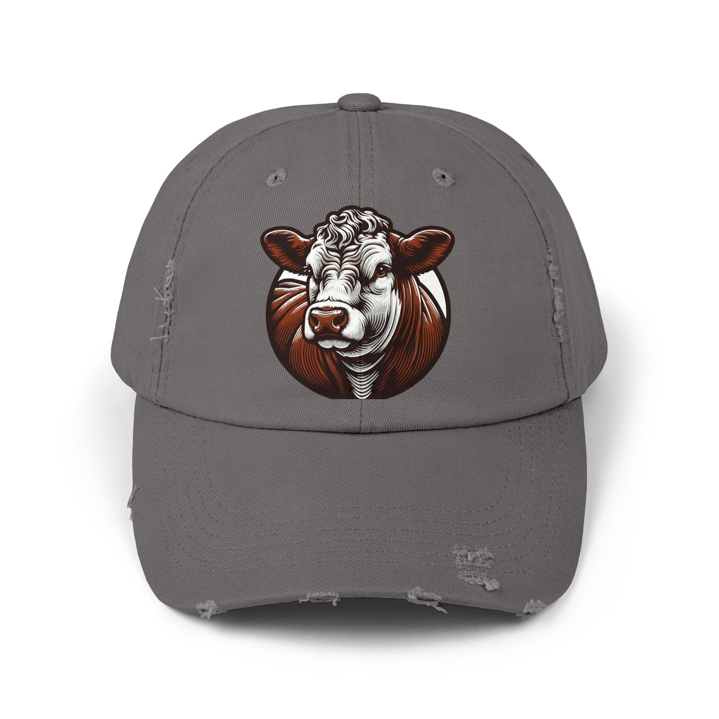 Hereford, Eat Beef, Unisex Distressed Cap, Beef Lovers, Support Ranchers