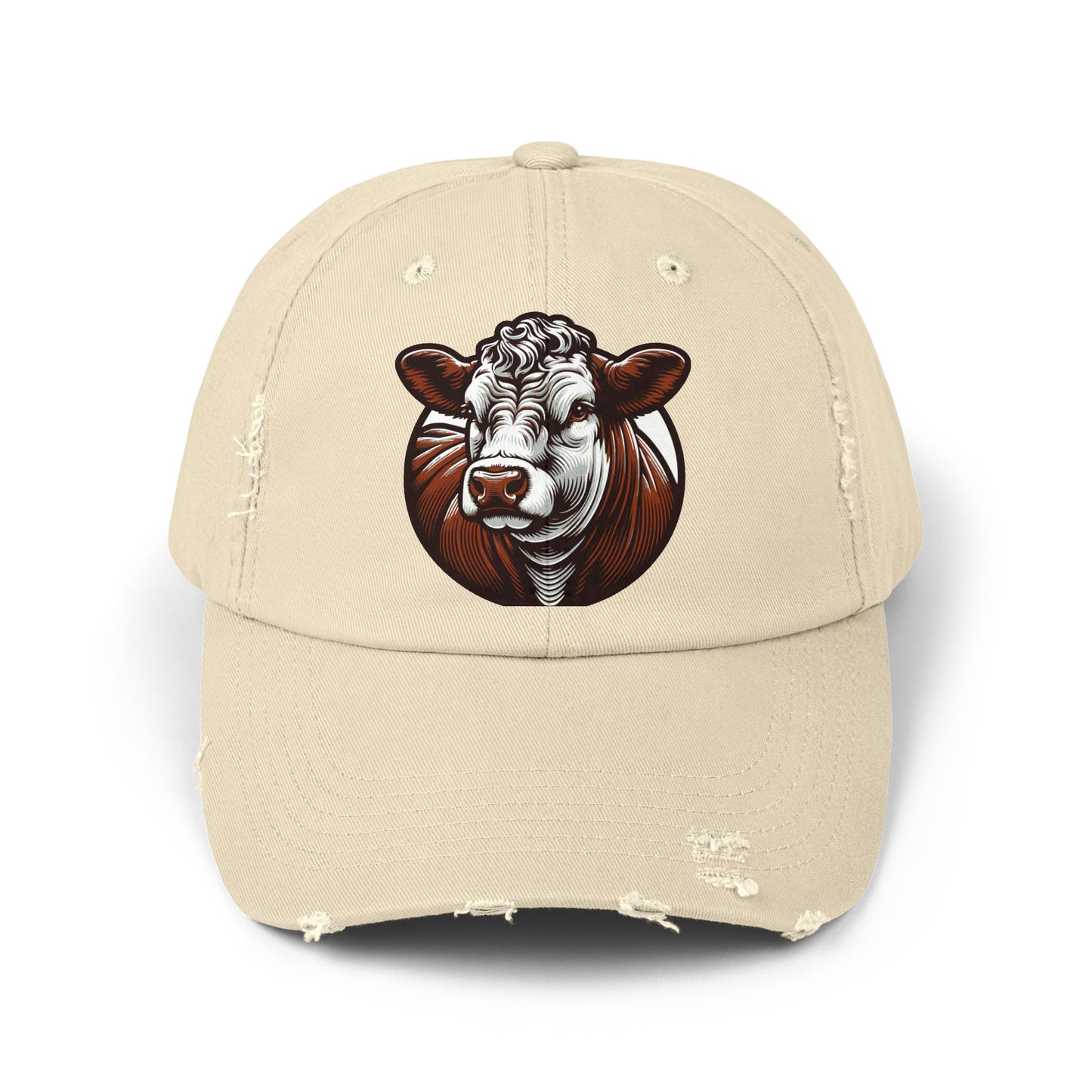 Hereford, Eat Beef, Unisex Distressed Cap, Beef Lovers, Support Ranchers