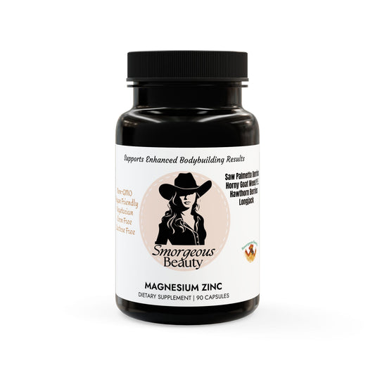 Magnesium Zinc Supplement Smorgeous Beauty (90 Capsules)