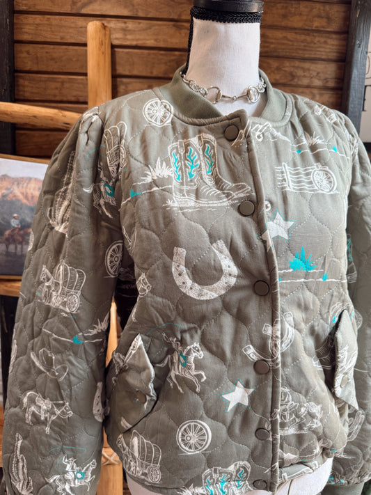 The Western Puff Jacket - large