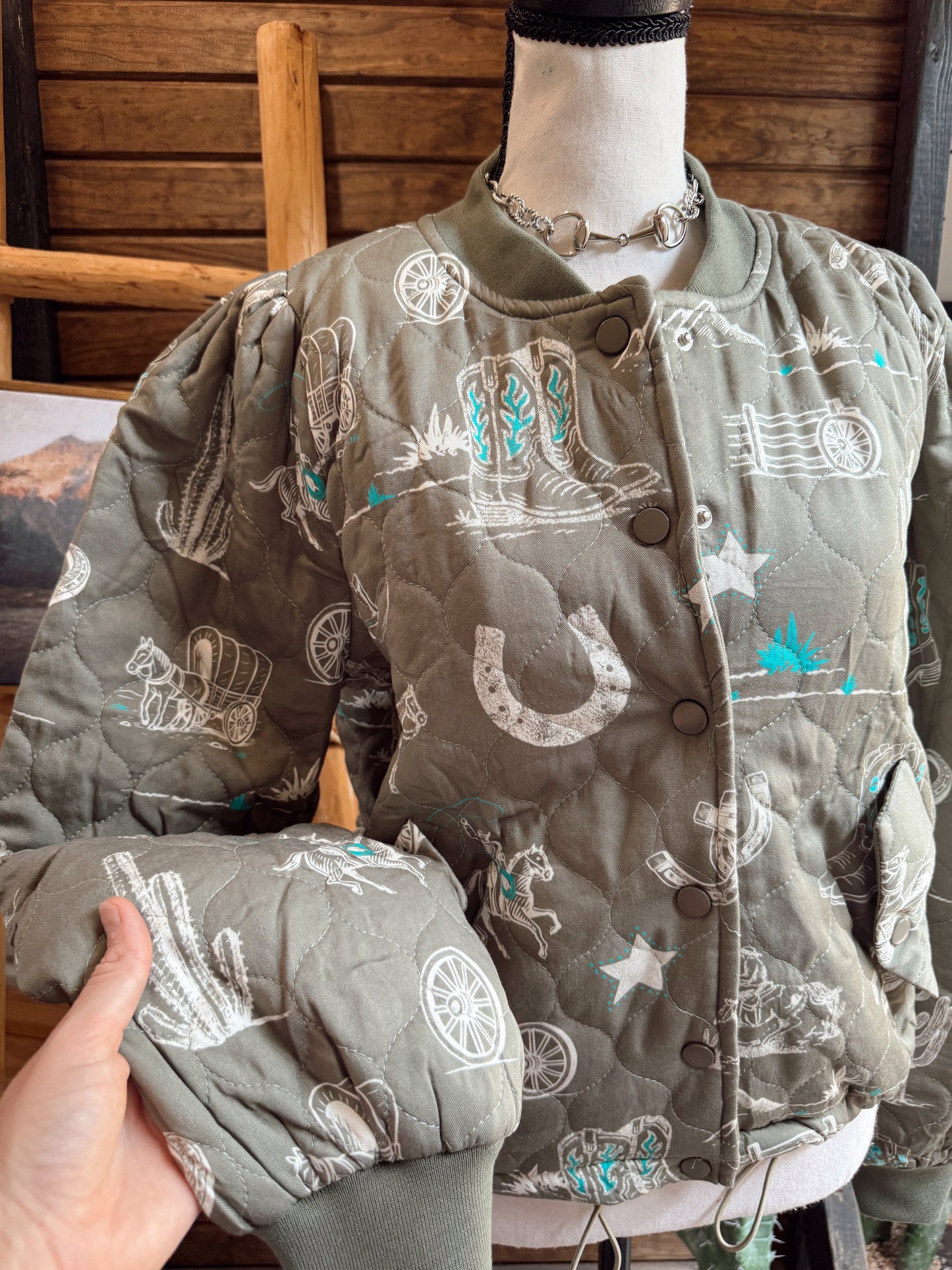 The Western Puff Jacket - large