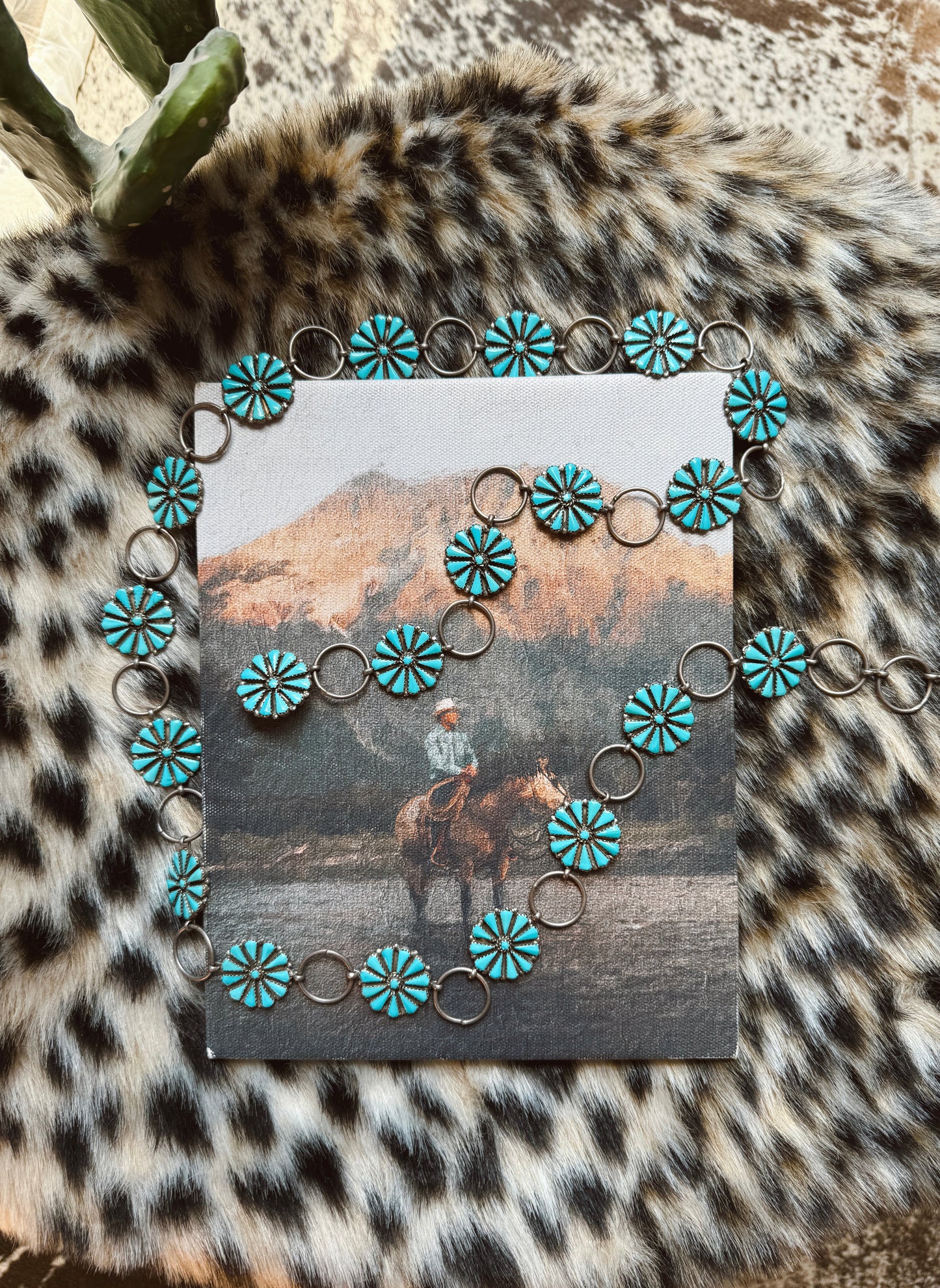 The Zuni Concho Belt