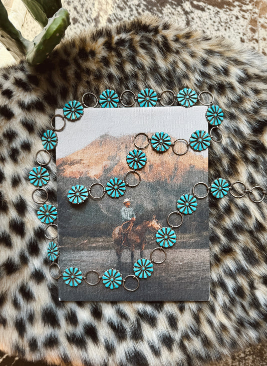 The Zuni Concho Belt