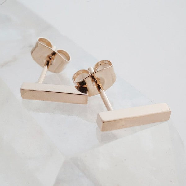 Mini Drop Bar Earrings
