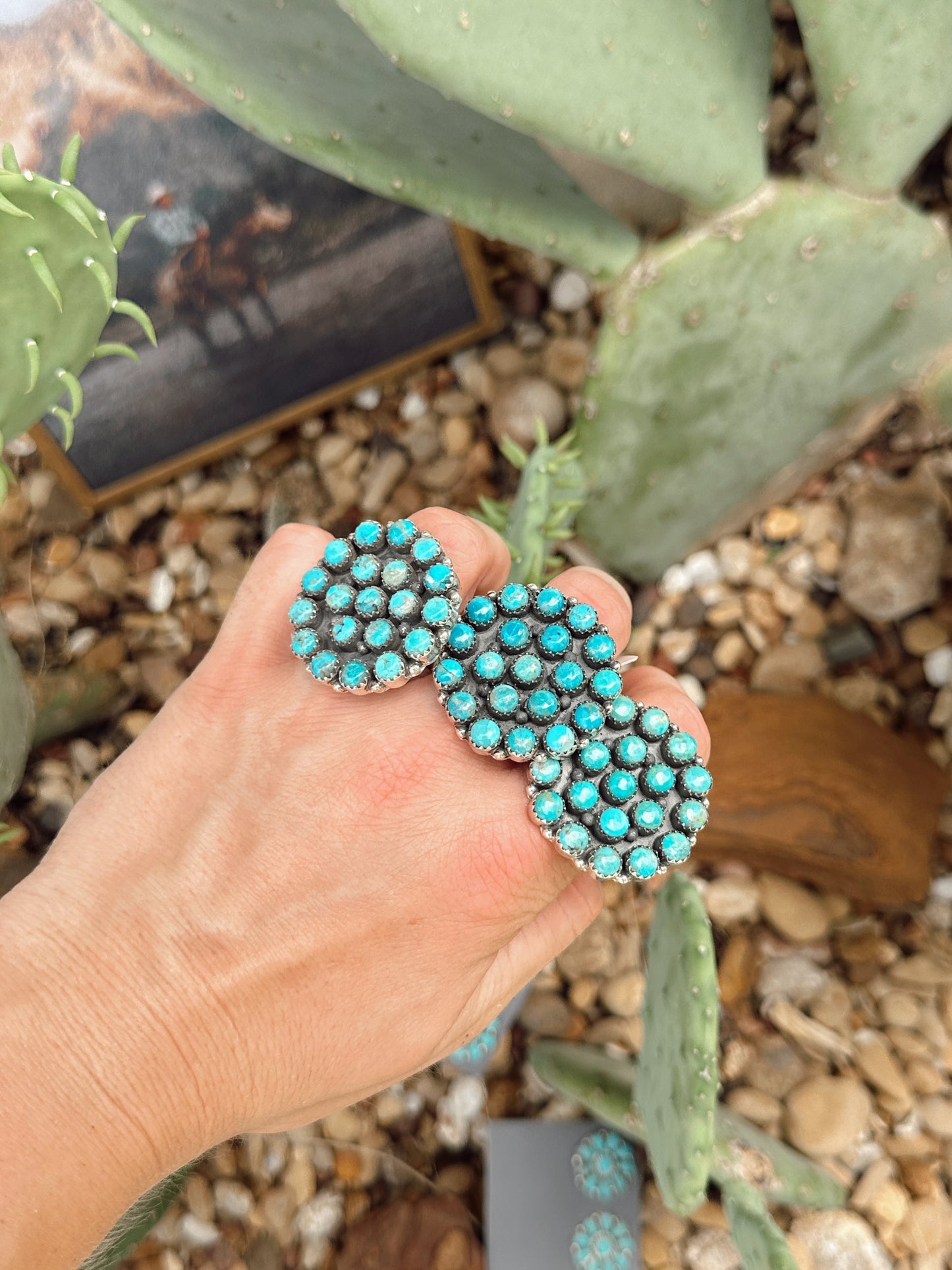 The Benji Kingman Turquoise Adjustable Ring