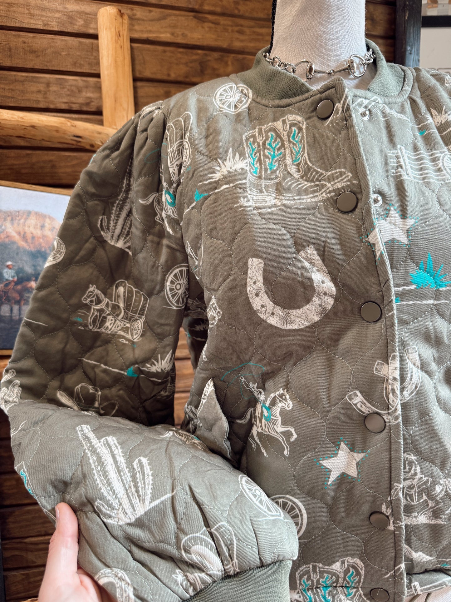 The Western Puff Jacket - large