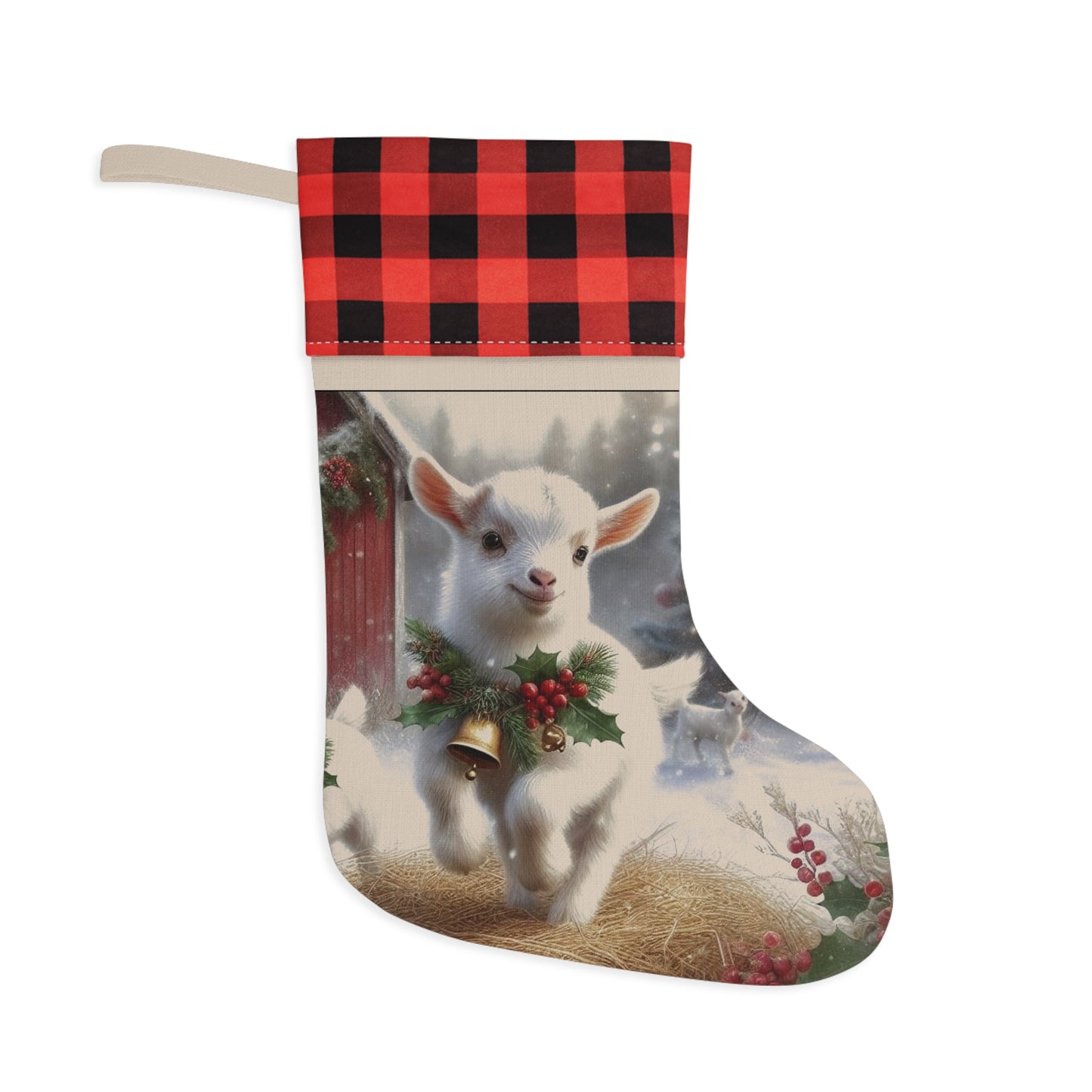 Christmas Stocking - Baby Goat
