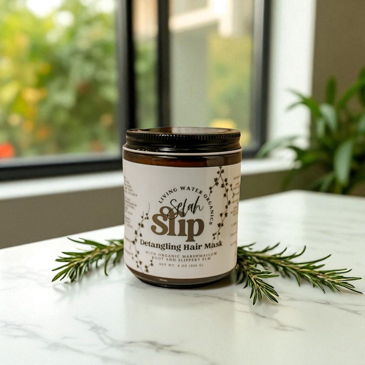 Selah Slip Botanical Hair Mask for Detangling and Hydration