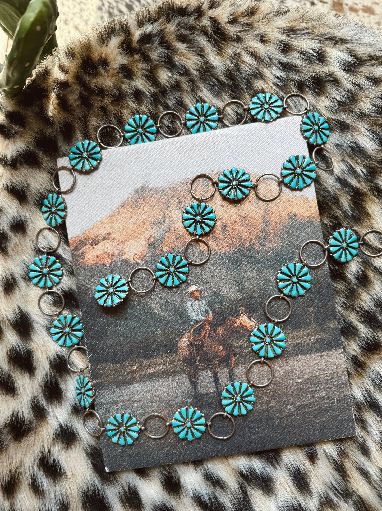 The Zuni Concho Belt