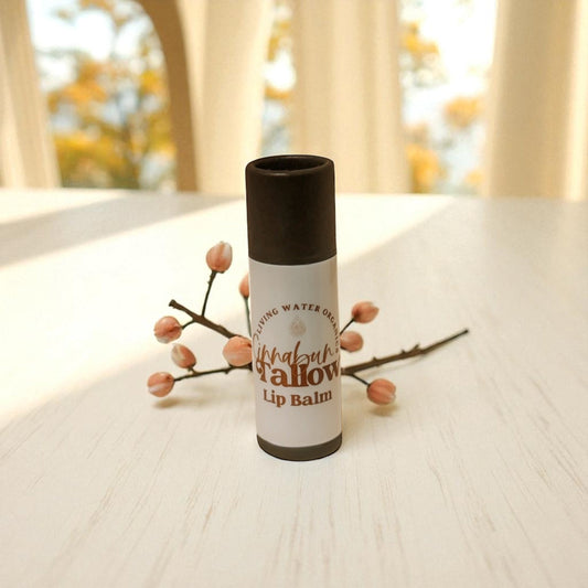 Tallow Lip Balm Cinnamon Roll Flavor