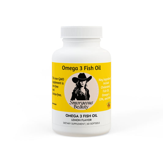 Omega 3 Fish Oil Supplement Smorgeous Beauty (60 Softgels)