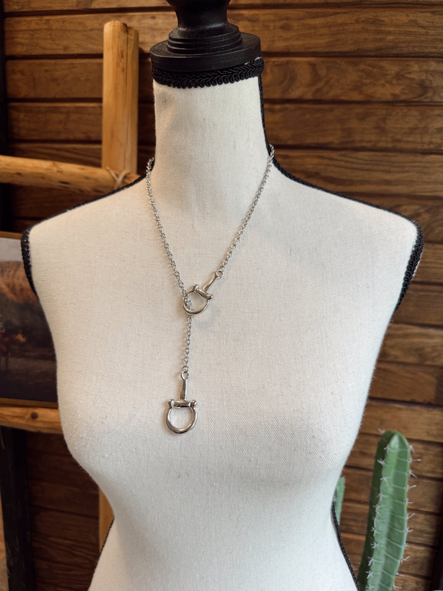 The Giddy Up Necklace - Silver