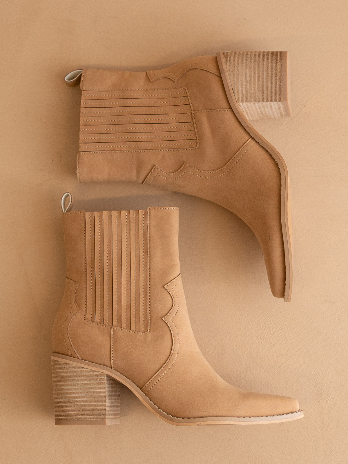 The Addison |  Camel Western Inspired Boot *FINAL SALE*