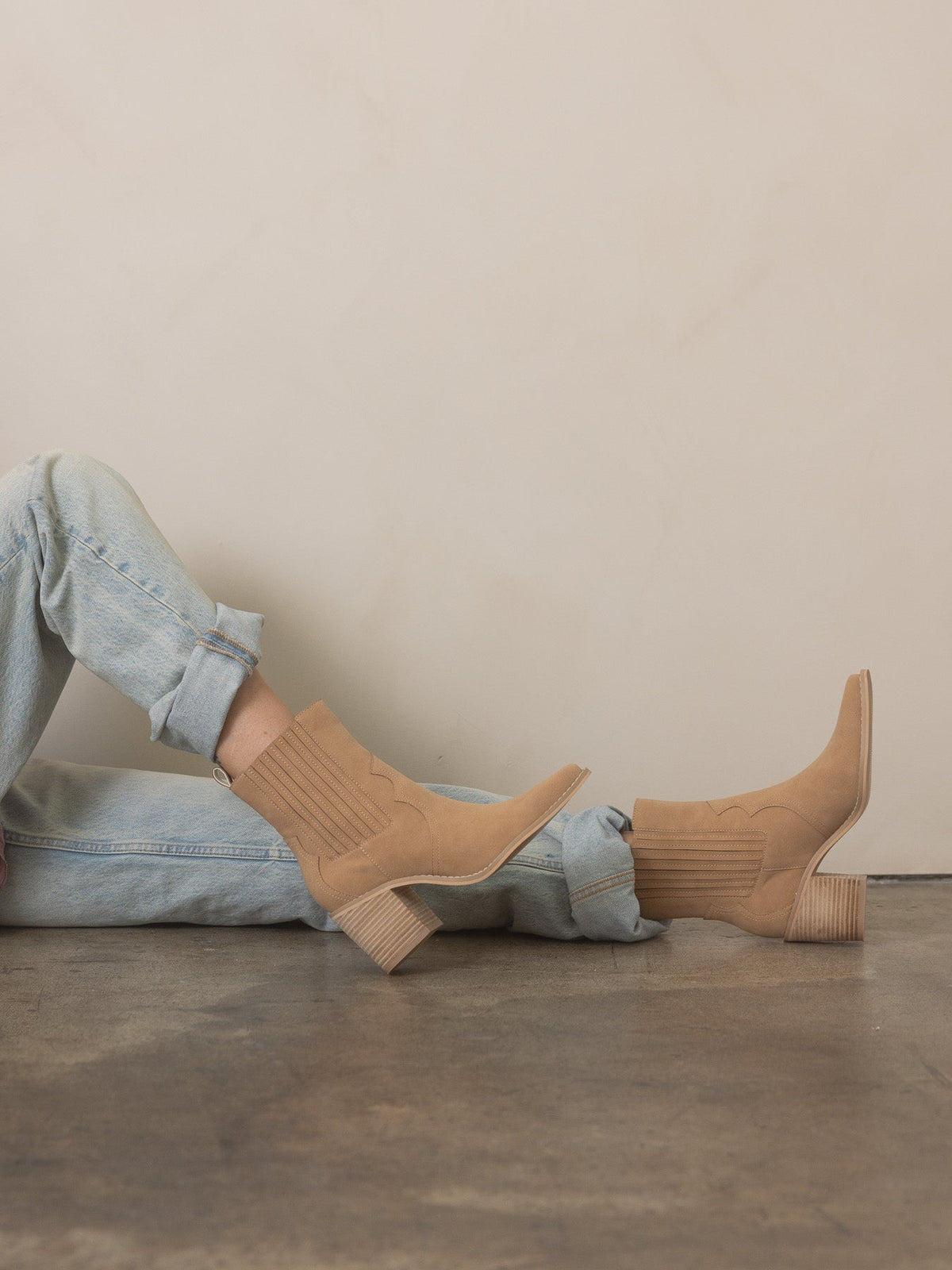 The Addison |  Camel Western Inspired Boot *FINAL SALE*