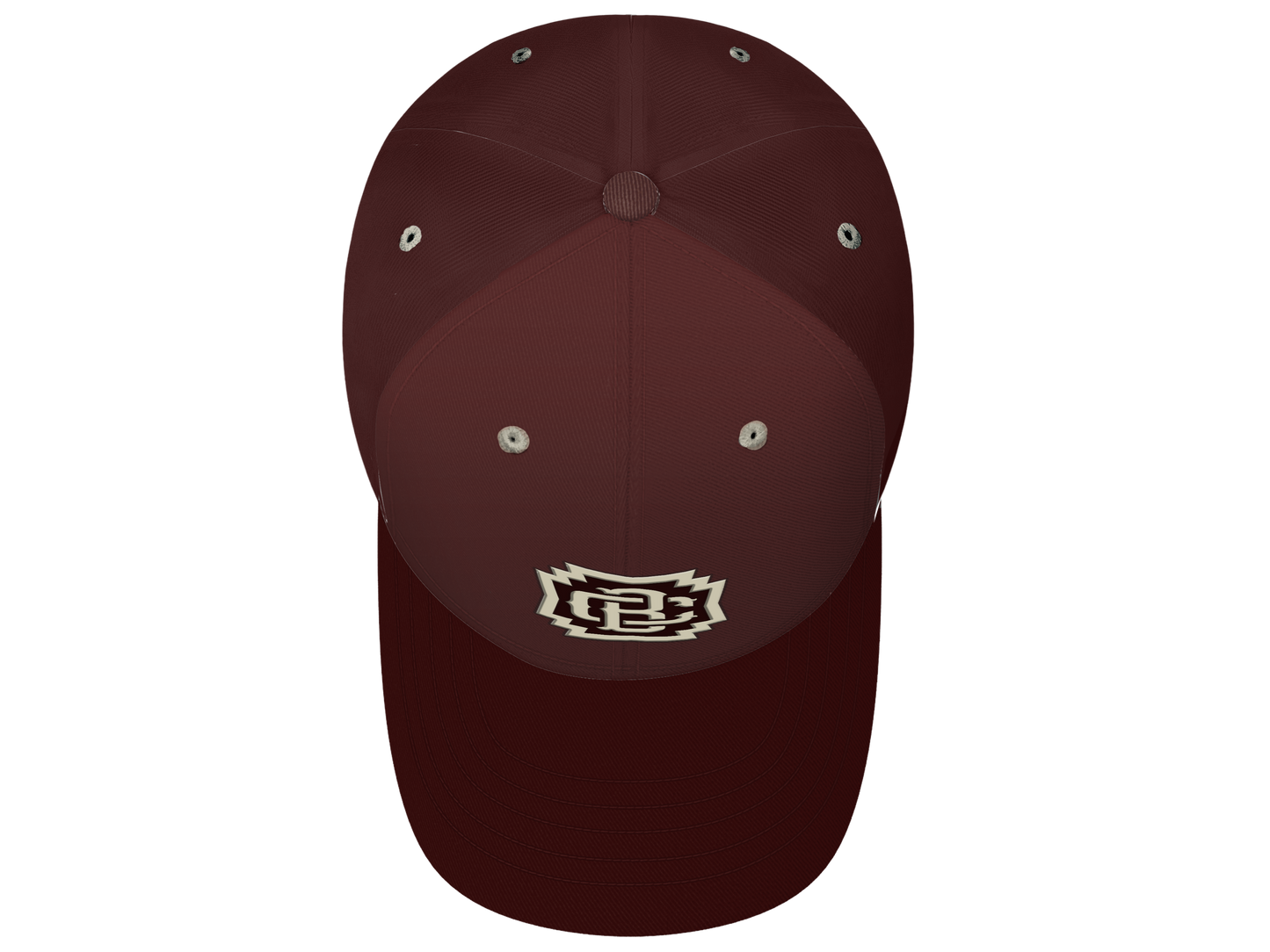 6-Panel Cap - Maroon