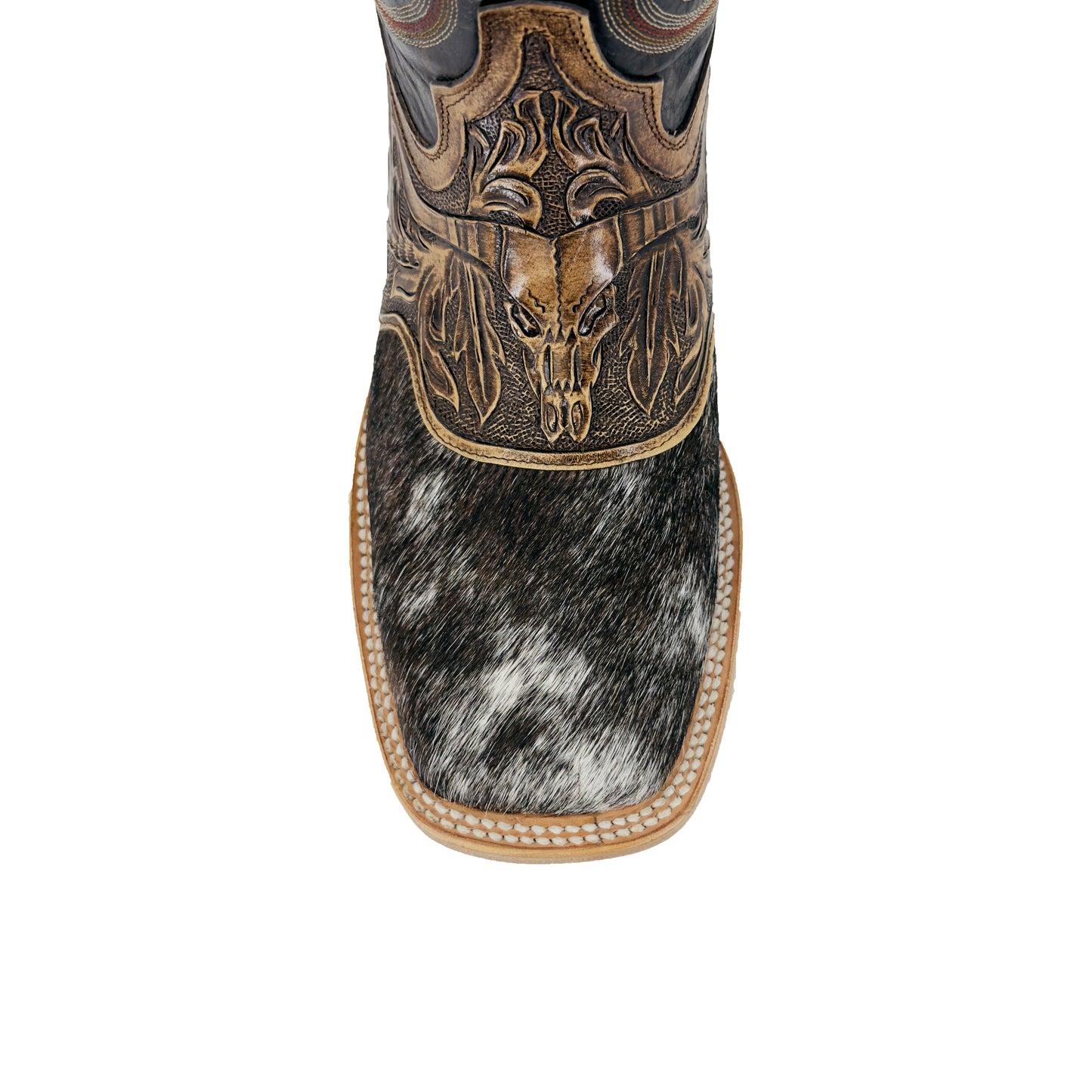 Men's Bulldog Hand Tooled  Boots - Cowhide