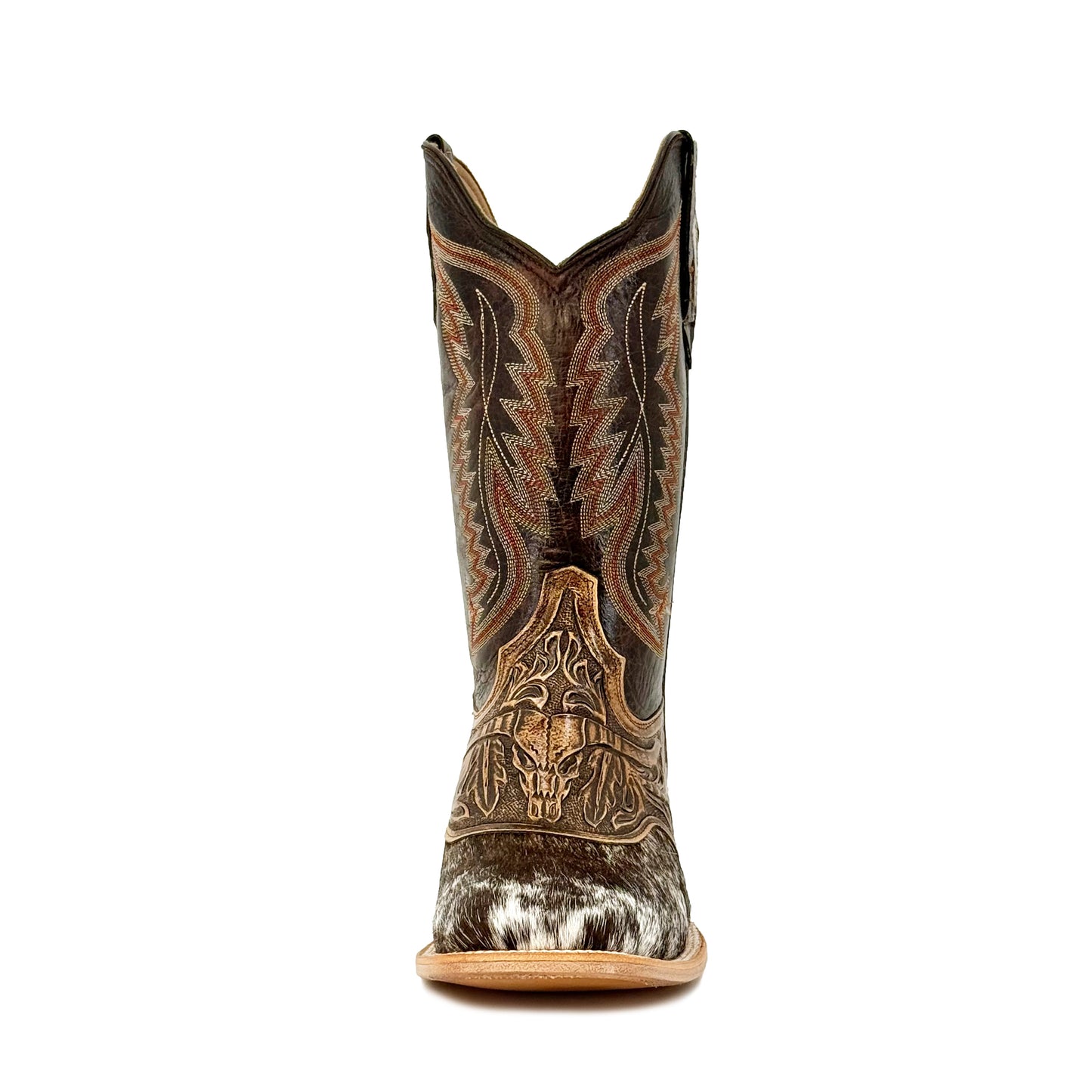 Men's Bulldog Hand Tooled  Boots - Cowhide