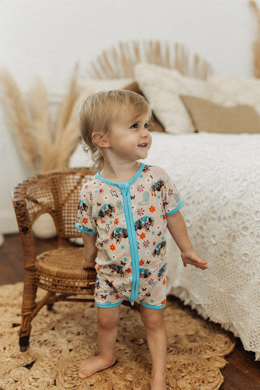 Wildflower Bison Bamboo Shortie