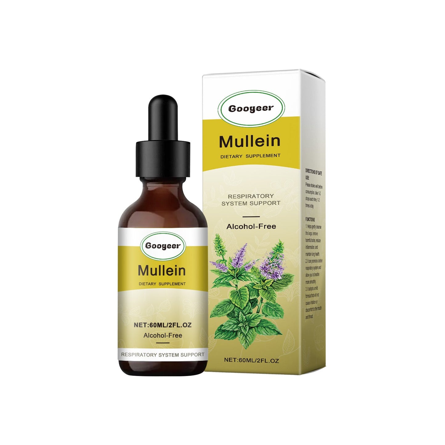 Mullein Leaf Supplement Drops, Dietary Supplements For Body Healing