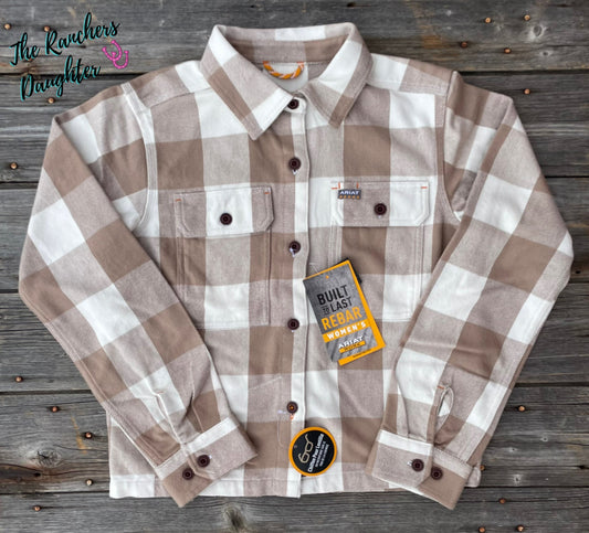 Ariat Women's Rebar Heavy Flannel Work Shirt