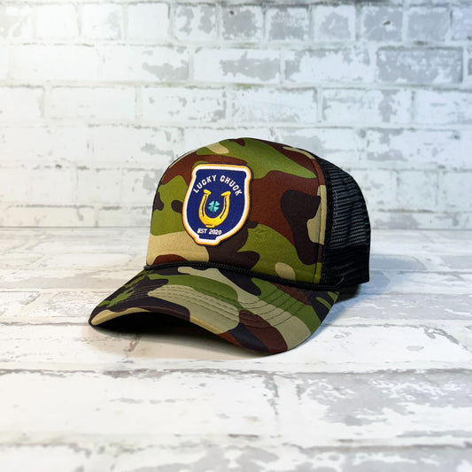 Lucky Polo Camo Trucker Hat