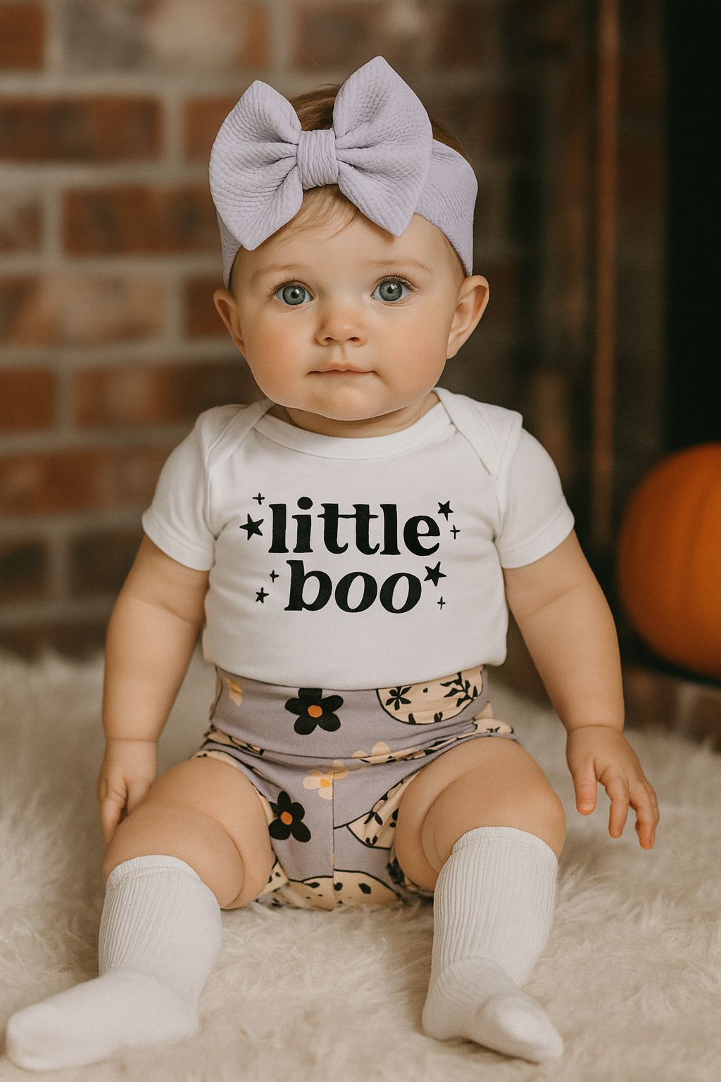 Little Boo Ghosts Baby Bummie Set
